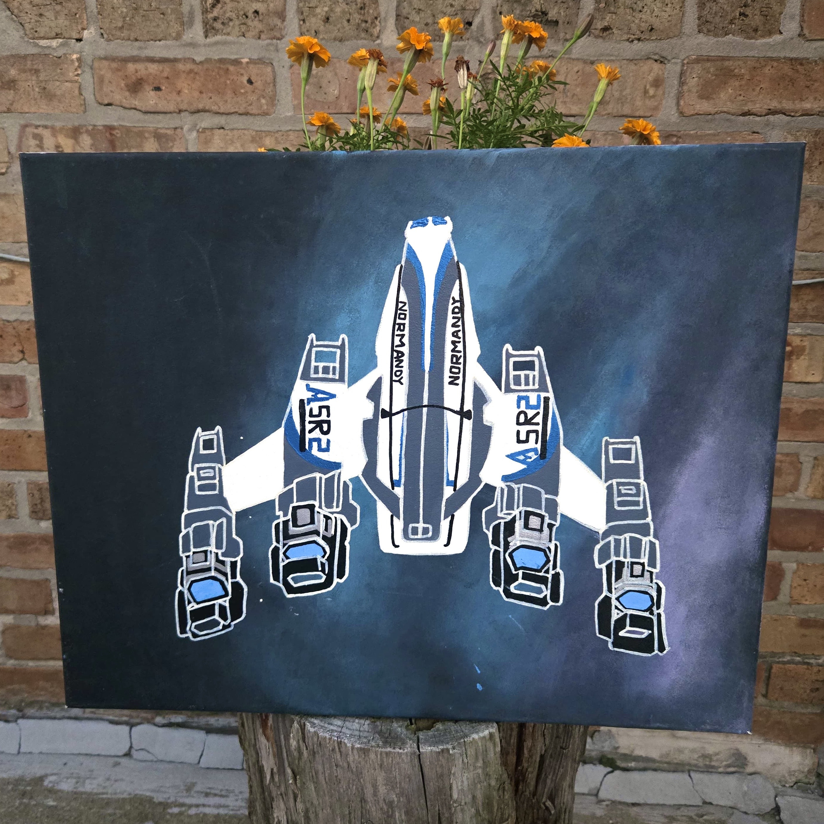 Voyager (Starship Inspired Painting)